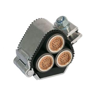 Wholesale CE Approved and OEM Machined Die Casting for Aluminium Strip Trefoil Clamp Cleat Cover from china suppliers