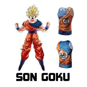 Wholesale Cool Unisex Dragon Ball Super Son Goku T Shirts Anime Short Sleeve Tee Tops M - 3XL from china suppliers