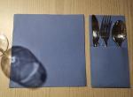 Colorful Home Dinner Napkins Large Size Disposable Baby Blue