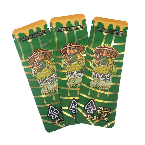 Electronic Cigarette Side Seal Bags Laminated Aluminum Foil Plastic Mylar Vape