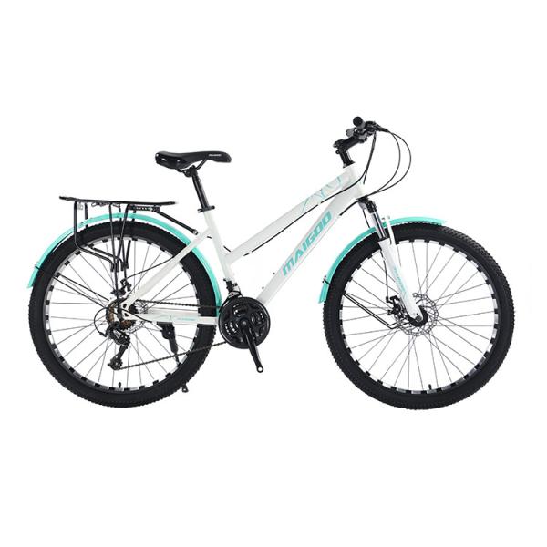 Mechanical Disc Brake 21 Speeds Steel Frame Mountain Road Bike for City Travel