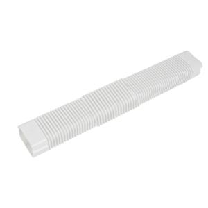 Wholesale Easy Install White Outdoor PVC Air Conditioning Duct Flexible Pipe Slot 60CM from china suppliers