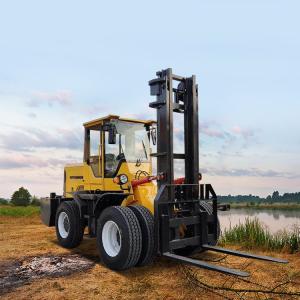 Wholesale Yellow Industrial Forklift Truck 6 Ton 98kw With Supercharging Diesel Engine from china suppliers