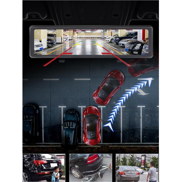 12 Inch Rearview Nextbase 4k Dash Cam WIFI GPS Car Dashboard Camera Recorder Radar Detection