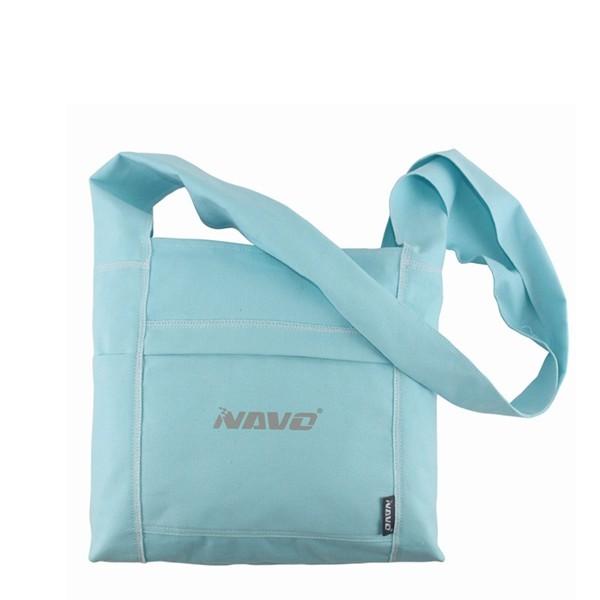 Promotional Cotton Custom Messenger Bags , Summer Shoulder Strap Bags For