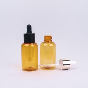 Wholesale Amber PET Amber Glass Eye Dropper Bottles 60ml For Precise Liquid Dispensing Luxury Glass Dropper Bottles from china suppliers