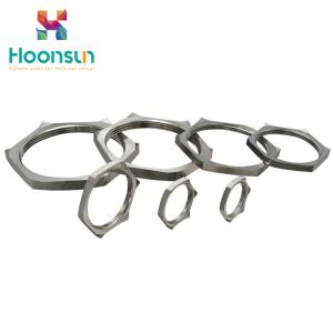 Wholesale Metallic Color Cable Gland Accessories Anti EMC Locknut With Electrical Fittings from china suppliers