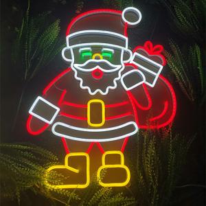 Wholesale Ac100v Gift Led Neon Sign No Fragile Christmas Santa Claus Cuttable Waterproof from china suppliers