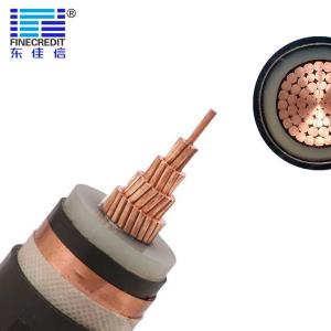 Wholesale High Voltage YJV22 N2XRY STA 1.8-3KV 400 SQMM Armoured Electrical Cable For Construction from china suppliers