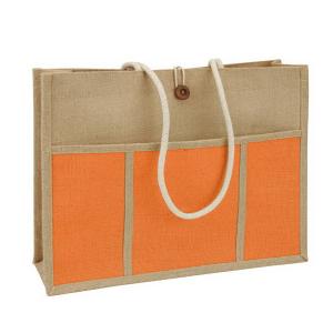 Wholesale OEM Tote Women Beach 45x15x33cm Jute Shopping Bag from china suppliers