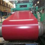 Red Prepainted Galvalume Coil 600-1250mm Color Coated Steel Coil