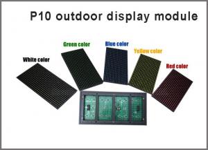 Wholesale Outdoor 5V P10 LED modules 320*160mm red green blue yellow white display moving message board from china suppliers