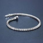 Synthetic Jewelry 0.1ct Lab Created Diamond Bracelet Round Cut