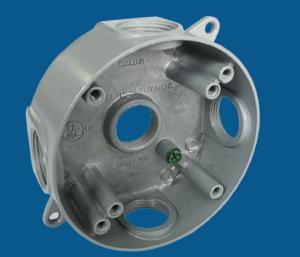 Wholesale 4&quot; Round Waterproof Electrical Box With 5 Outlet Holes Aluminum Die Cast MATERIAL from china suppliers