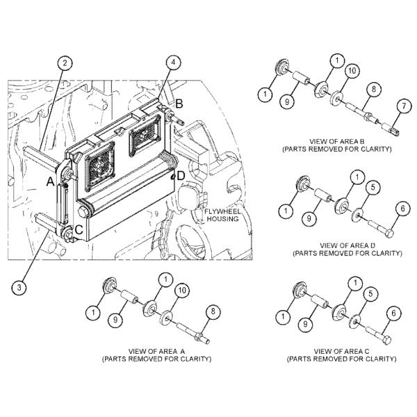 478-7933 372-2906 262-2879 Controller ECU Truck Spare Parts For C9 C15 AD30 637D
