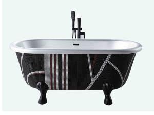 Wholesale Fade Resistant Acrylic Freestanding Tub , SP1716 Rectangle Freestanding Bathtub from china suppliers