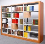 Office Furniture Steel Bookshelf for School Library Double Single Side Payment