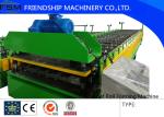 Automatic Motor Driven Colored Steel Roll Forming Machinery With Film Coating