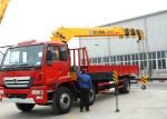 High auality 12T Telescopic Truck Loader Crane , XCMG Hydraulic Truck Crane