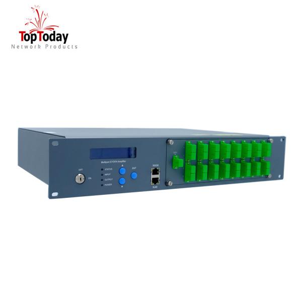 1550nm High Power WDM 16 port *23dBm 32dbm EDFA for CATV/HFC/PON optical amplifier