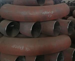 Wholesale International Standard 3D 5D Carbon Steel Bend Pipe Fitting Butt Welded Long Radius from china suppliers