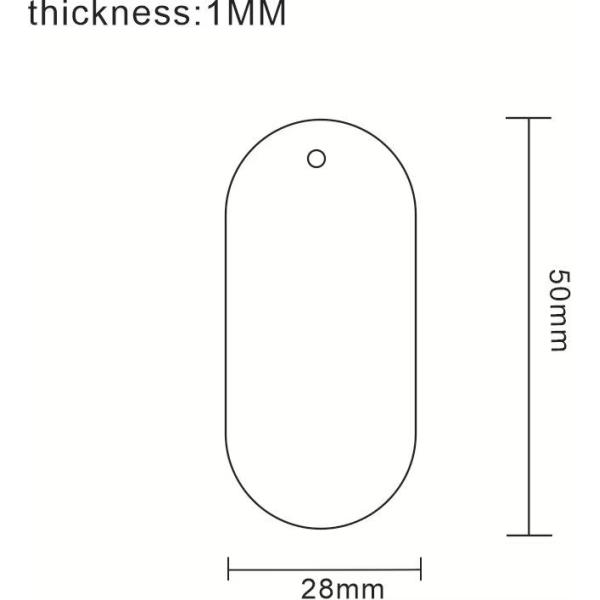 Blank Stainless Steel Dog Tags Customized Engraved Dog Collar Tags