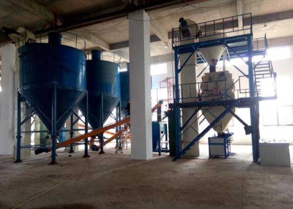 Long Service Life Dry Mortar Plant Equipment Batch Ceramic Tile Adhesive Plant