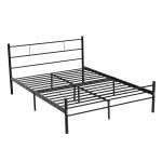 Durable Simple Metal Pipe Bed Hollow Design For Bedroom / Apartment