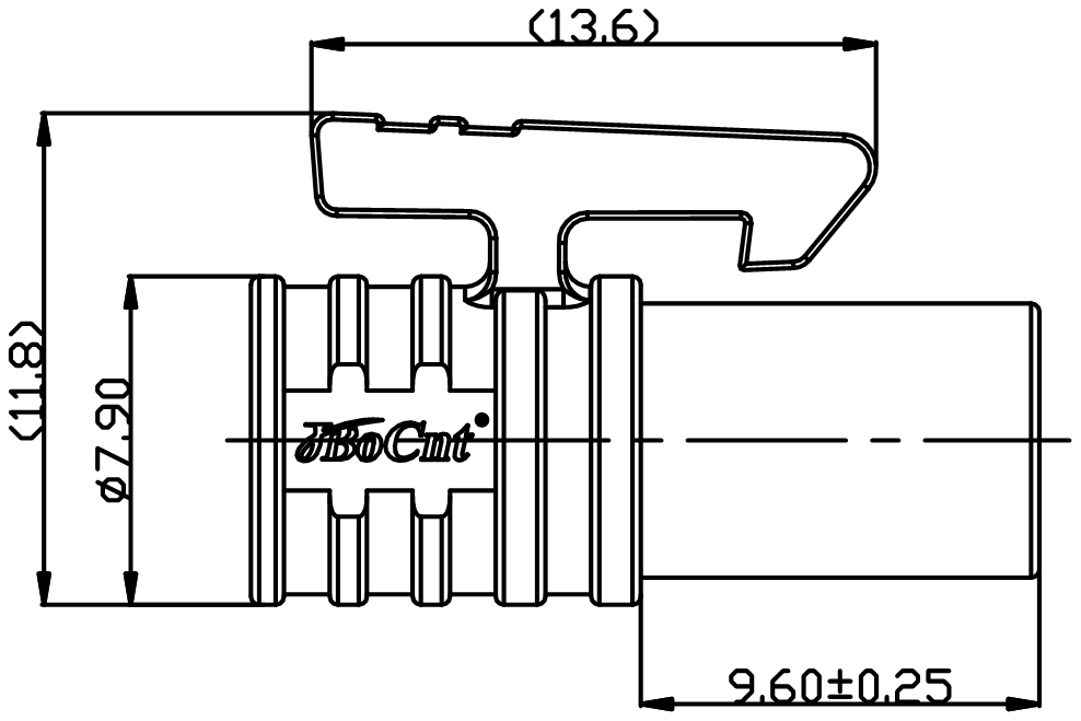 30A 50A 80A 100A patented cable connector snap-on terminal for cable tail connection