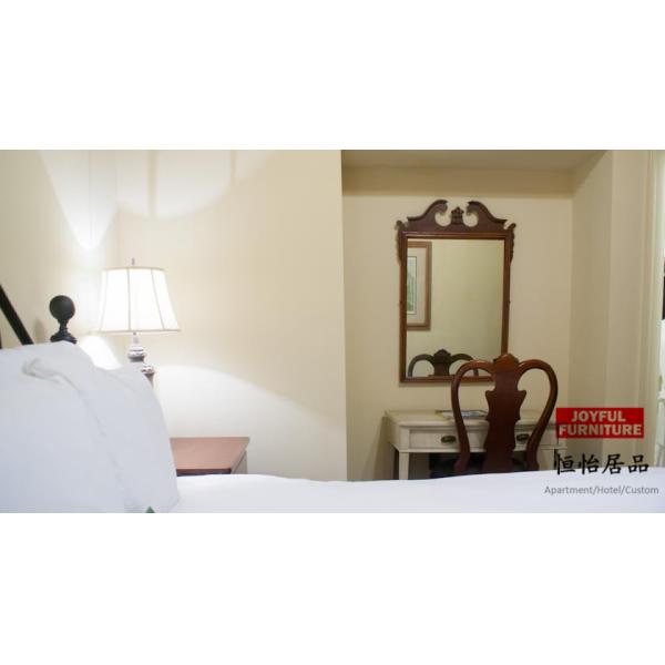 Villa interior Custom furniture Wrought Iron Single size Bed with Drawer of Chest Mirror