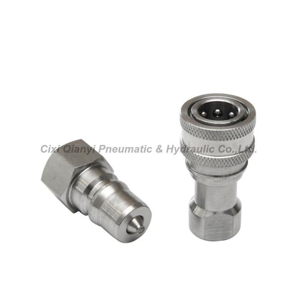 Zinc Plated hydraulic quick disconnect couplings, Carbon Steel Hydraulic