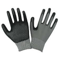 Wholesale Increased Comfort Nitrile Work Gloves , Washable Breathable Nitrile Gloves from china suppliers