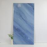 600x1200mm Porcelain Marble Slab Tile Hotel Blue Polished Ceramic Tile