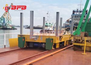 Wholesale Handling Electric Rail Flat Car Motorized Transfer Trolley 350t For Steel Products from china suppliers