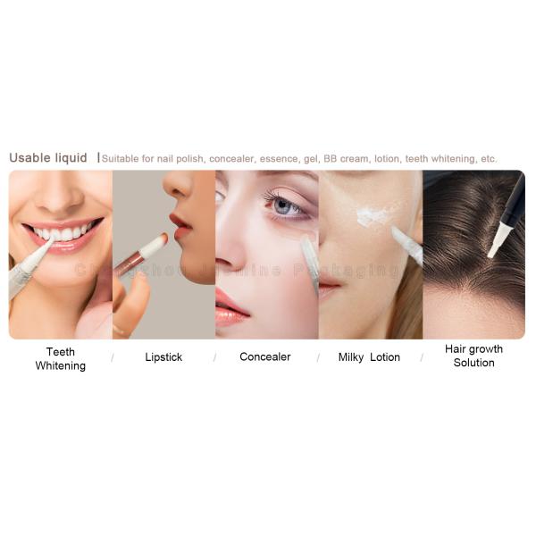 1ml 1.5ml Round Plastic Empty Anti Fungus Treatment Twist up Nail Cuticle Oil Pen Packaging