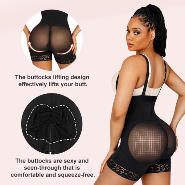 HEXIN Colombian Fajas Shapewear for Women High Waist Tummy Control Butt Lifter Pants