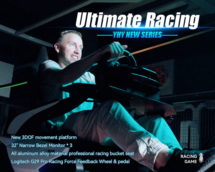 Professional 9D VR Simulator Set Dynamic Motion Drive Racing Car Simulator