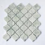 Popular Design White Mosaic Tile Sheets Lantern Stone Mosaic Tile Arabesque