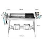 Customized Logo Acceptable Stainless Steel Rotisserie Charcoal Grill for Outdoor