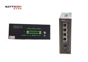 Wholesale 120W POE Output Industrial Ethernet Switch 5 Port , Flexible Fiber Optic Ethernet Switch from china suppliers