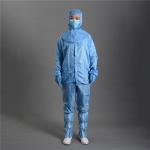 0.25cm Grid Anti Static Disposable Clean Room Suits Garments 10e 6-9