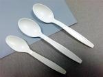 5.5/6/6.6 Inch Biodegradable Corn Starch Spoons Eco Friendly Durable And Heat