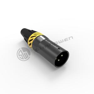 Wholesale Black Small Power XLR Connector Waterproof IP65 Connector 3 Pin Male Plug from china suppliers