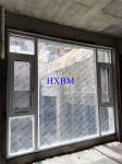 Building Project Wood Color Aluminum Casement Windows Hurricane Resistant