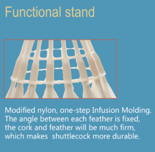 Durable Stable Hybrid Shuttlecock Goose Feather Badminton Shuttlecock For Training