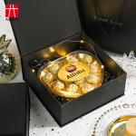 Custom Closure Folding Black Foldable Packaging Cardboard Magnetic Gift Box