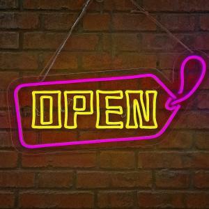 Wholesale 240V Waterproof Led Neon Open Sign Indoor 300lm Neon Bar Open Sign from china suppliers