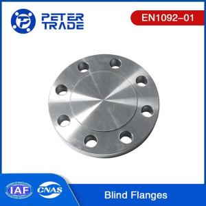 Wholesale EN1092-01 Carbon Steel Blind Flange TYPE 05 Raised Face/Flat Face PN100 BLFF BLRF for High Pressure Environment from china suppliers