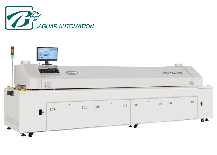 Temperature Controller Reflow Soldering Oven , 12 Zones SMD Soldering Machine