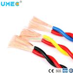 Electric Cable Wire 2c*0.75/1.0/1.5/2.5/4.0/6.0/10mm2 Strand for Installation